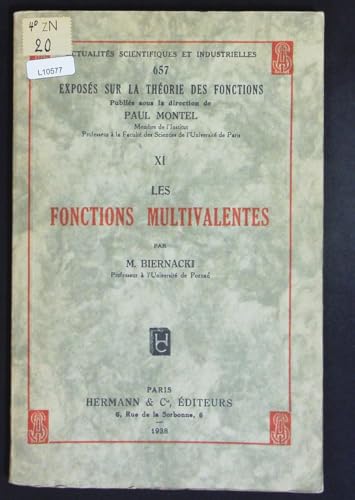 Les fonctions multivalentes.