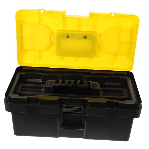 FOYTOKI Box Werkzeugkiste Werkzeugkiste Tragbarer Werkzeugkoffer Werkzeuge Aufbewahrungsbehälter Abnehmbare Werkzeugablage Gartenwerkzeug Kunststoffbehälter Wasserdichter Behälter Autowerkzeuge Großer