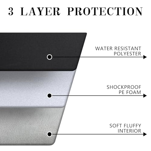 jooeer 15.6 Inch Laptop Sleeve Case Compatible with 15.6" Notebook Chromebook - Image 3