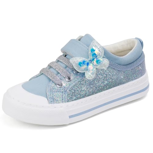 Glitter Walking Shoes Child Straps Buckle Hoop And Loop Low 
