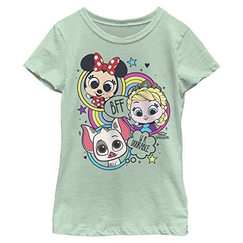Disney Doorables Jumble Minnie Elsa Olaf Girls Short Sleeve Tee Shirt - Main Image