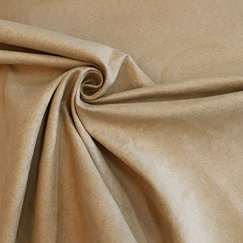 Panini Tessuti Tissu Effet Daim Vendu au Demi mètre Arredo CASA revêtement h 140 cm Nubuck Cover