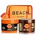 Carroten set di 2 acceleratori d'abbronzatura - Kit d'abbronzatura composto da Gold Tanning Gel 150 ml e Intensive Tanning Gel 150 ml per un'abbronzatura veloce, inclusa borsa cosmetica