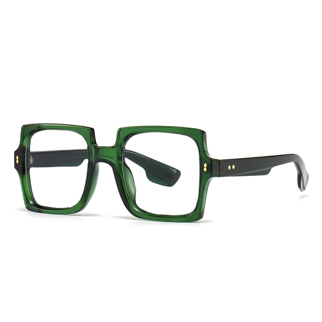 Lunettes rétro à monture carrée pour structurer les visages - 3