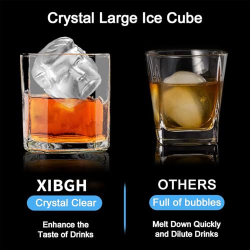 Molde de silicona para cubos de hielo para whisky miniatura 2
