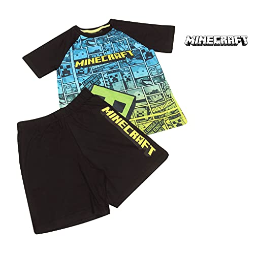 Minecraft Creeper Comic Ragazzi Breve Pajamas Set