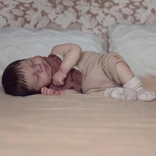 Muñeco Reborn Baby Doll Niño Realista 19 Pulgadas miniatura 2