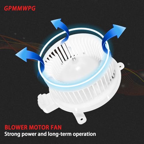 Image of 700298 HVAC Heater Blower Motor Fan Front Replacement Compatible with Toyota Sienna 2011-2020, for Toyota Sequoia 2008-2022, Replaces# 871030C051,87103-0C051,75050
