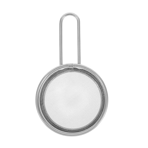 BESPORTBLE Mini Tamiz de Harina de Acero Inoxidable Malla Fina Mesh Tamizador Profesional para Repostería Colador Manual para Azúcar y Cacao Polvo Herramienta de Cocina para Hornear