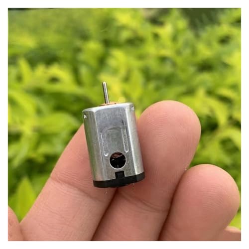 HABHYUDP Alto Rendimiento Mini Motor eléctrico N21 de 12 mm x 10, CC 3,7 V, 31 000 RPM, Alta Velocidad, Cepillo Carbono magnético, Bricolaje, 10/50/100 Unidades para generador(10pcs)