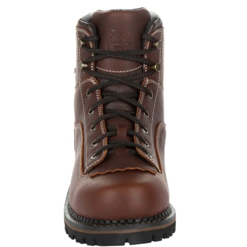 Image of Georgia Boot Men's AMP LT Logger Low Heel Waterproof Work Boots