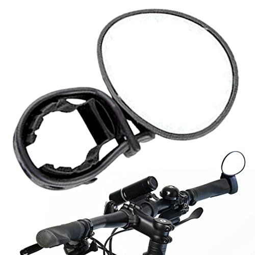 Espelho Convexo Para Bicicleta,Espelho retrovisor de bicicleta com grande angular - Espelho giratóri