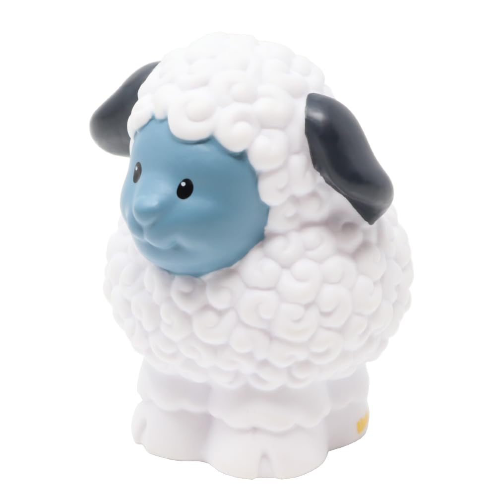 Fisher-Price Parti di ricambio per set da gioco da collezione J2404 per piccoli personaggi di Natale, Natività o fattoria, confezione di sei personaggi di animali, 2 pecore bianche, 2 mucche marroni e