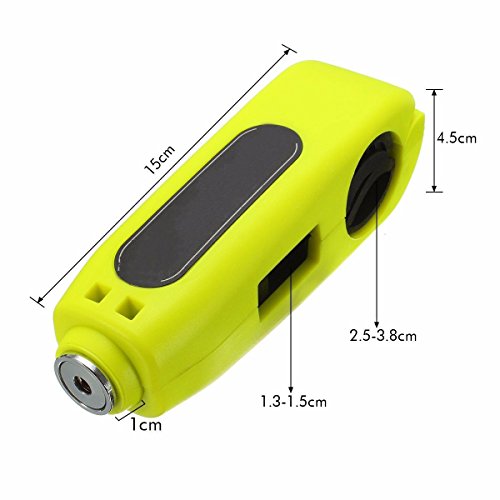 Caps Lock Motorrad Sicherheitsschloss Lenkergriff Bremshebel Schloss für Motorrad Fahrrad