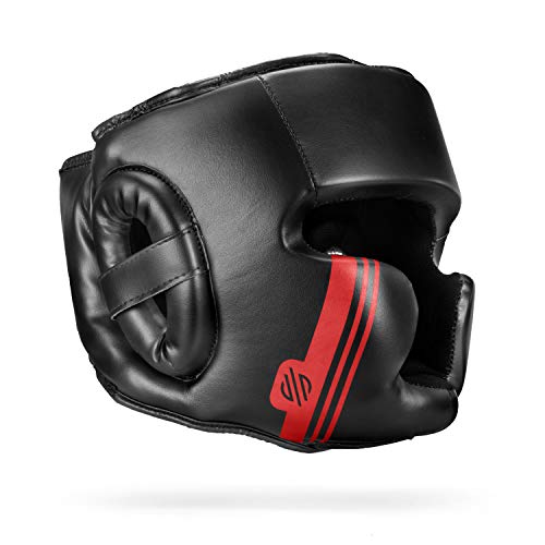 Sanabul Core Series Boxing Mma Kickboxing Head Gear (Black/Red, S/M) #TOP3