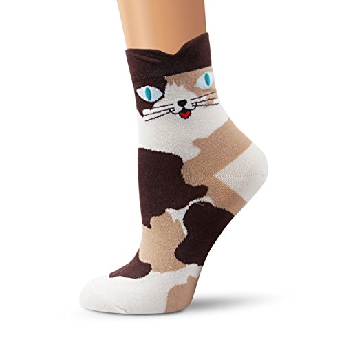 Colorful Cute Animal Design Patterned Women's Casual Cotton Socks4