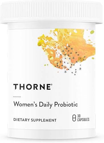 THORNE Womens Daily Probiotic - Shelf Stable Probiotic Supplement - Promotes Everyday Immune Cardiovascular & Metabolic Health - 30 Capsules - 30 Servings