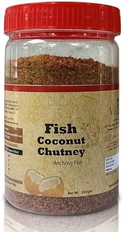 My Village Fish Coconut Chutney Powder, Kerala Anchovy Fish Chutney, 200g