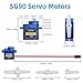 WWZMDiB SG90 Micro Servo Motor for Arduino Raspberry Pi DIY (3 Pcs)