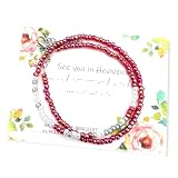 Morse Code"See You In Heaven" Bracelet for Women Memorial Gift Remembrance Jewelry