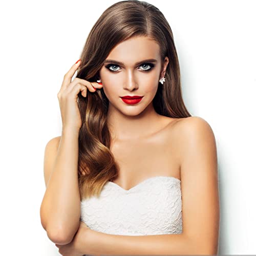 Clear Crystal Stud Earrings Small Rhinestone Cluster Earrings Cute Sparkly Earrings For Women Girls Wedding Prom Party #TOP6