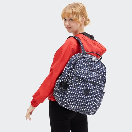 Image of Kipling Women's Seoul 15 Laptop Backpack, Durable, Roomy with Padded Shoulder Straps, Nylon School Bag