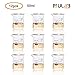 ULAB Scientific Glass Beakers Shot Glass, Vol. 50ml, 3.3 Borosilicate Griffin Low Form with Printed Graduation, Pack of 12, UBG1013