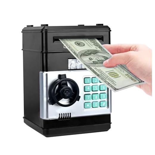 La casa de Dinero, una casa de Dinero con contraseña de cajero automático electrónico, es Tanto una casa de Dinero como un Hermoso Adorno. (Black)