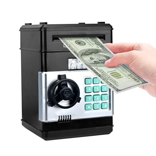 La casa de Dinero, una casa de Dinero con contraseña de cajero automático electrónico, es Tanto una casa de Dinero como un Hermoso Adorno. (Black)