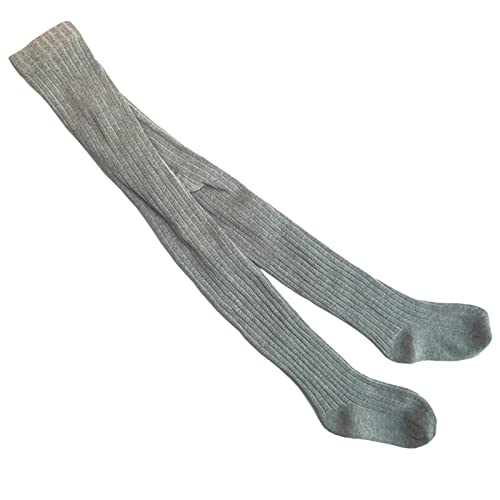 KAGAYD Kids Girls Tights Cotton Leggings Knitted Tights Stretchy Basic Full Length Pants Pantyhose for Spring