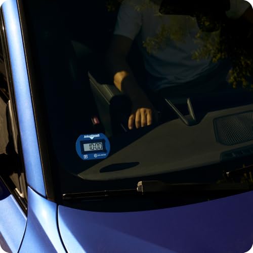 Needit elektronische Parkscheibe Park Lite I automatische Parkscheibe elektrisch mit Zulassung vom Kraftfahrt-Bundesamt I Digitale Parkuhr mit 2 Displays & vielen Funktionen, langlebig & zuverlässig