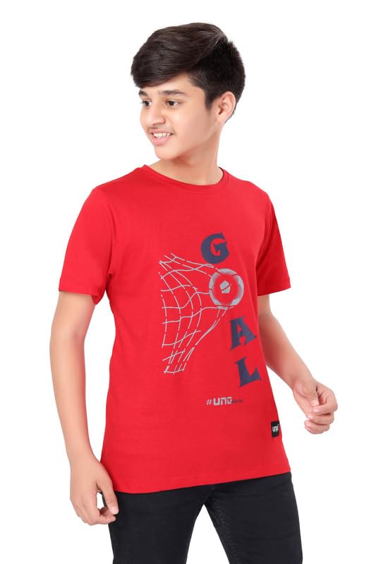 Image of UNOseven Boys Cotton T-Shirt - Pack of 2
