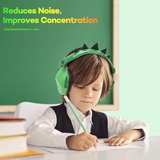 cumunebula Ear Defenders Children - Kids Ear Defenders for Autism, Toddler, Children Age 3-16 Years Old - Noise Cancelling Headphones for Kids for Concerts, Air Shows, Fireworks - 28dB SNR