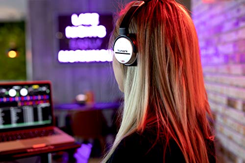 Numark HF125 | Ultra-Portable Professional DJ Headphones With 6ft Cable, 40mm Drivers for Extended Response & Closed Back Design for Superior Isolation, Silver, Оne Расk by Numark - Image 4