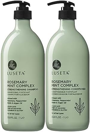 Luseta Rosemary Mint Strengthening Shampoo and Conditioner Set