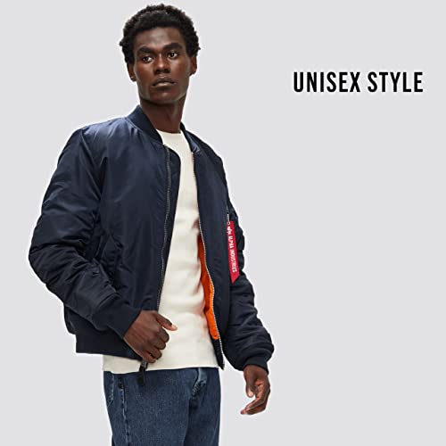 Image of Alpha Industries MA-1 Slim Fit Bomber Flight Jacket - Fighter Pilot Flight Jacket