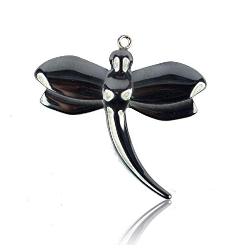 Reiki Crystal Products Crystal Stone Hematite Pendant Dragon Fly Reiki Healing Stones Pendant