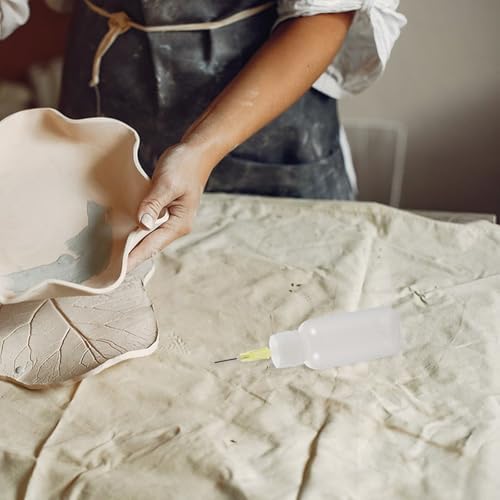 IWOWHERO 2'li Hassas Uçlu Uygulama Şişesi Seti: El Sanatları Tutkalı ve Boyaları için Küçük Tutkal Sıkma Şişesi - Seramik, Kağıt Kıvırma ve El Sanatları için İnce Dağıtıcı - Görsel 5