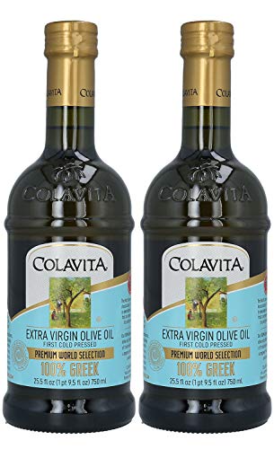 Colavita Greek Extra Virgin Olive Oil Pack of 2 Glass Bottle Colavita Greek Extra Virgin Olive Oil Pack of 2 Glass Bottle