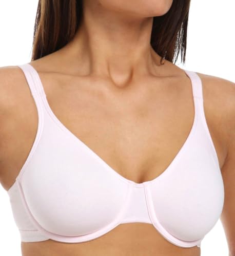 Image of Fruit of the Loom Women's Unlined Underwire Bra - Cotton & Spandex Blend for Natural Shape and Flexibility