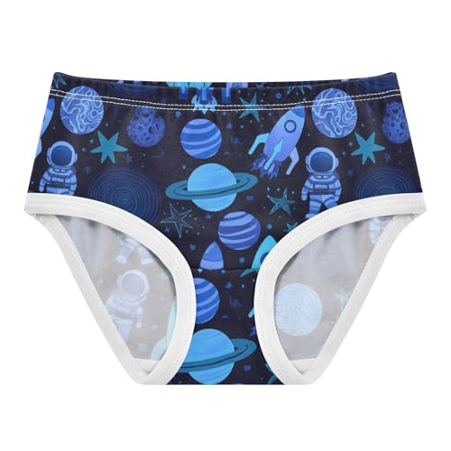 Girls' Underwear Space Astronaut Blue Toddle Brief Panties 2303888