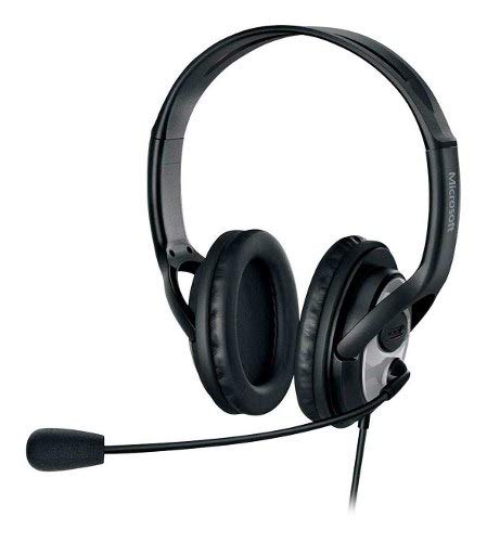Fone Headset Com Microfone Usb Microsoft Lifechat Lx-3000 Jug00013 Para Computador Notebook