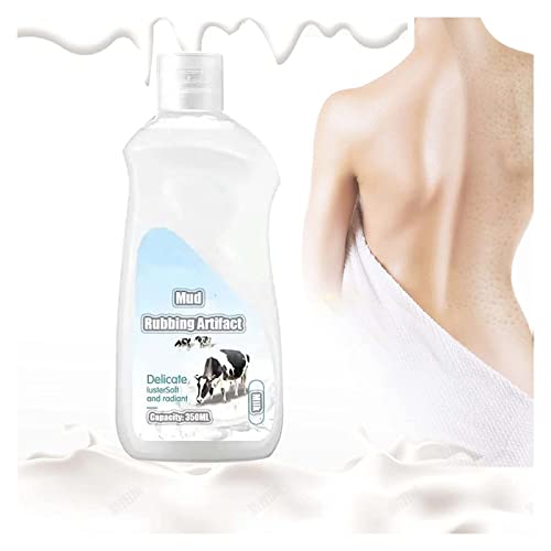 Rubbing Mud for Skin, 2023 Best Mud Rubbing Artifact, Rubbing Mud, Rubbing Mud Gel,Rubbing Mud Cream, Body Scrub Exfoliator, Exfoliator Body Scrub, Gently Cleanses the Skin. (Milk)