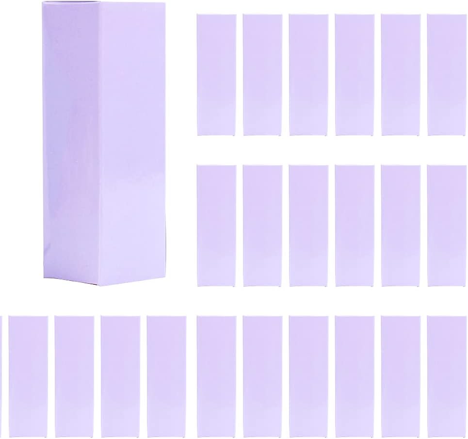 COSIDEA 50 PCS Empty purple Lip Gloss Boxes W28 xW28 xH89mm / W1.02xW1.02xH3.5 inch, Cosmetic Perfume/Mascara Box Packaging for Small Business Wholesale, small Kraft Paper Box Luxury Holder Wrapping