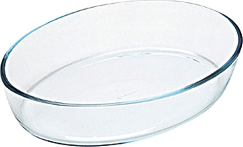 Pyrex 1041029 Essentials Plat à four ovale en verre - 35x24x6 cm