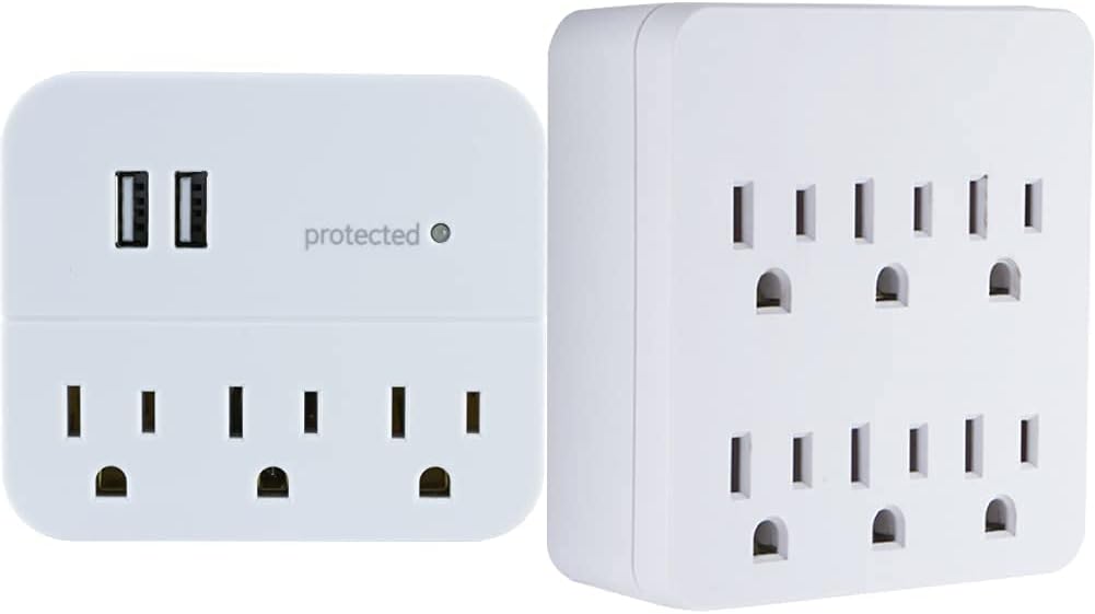 GE Surge Protectors and Charging Stations Bundle | Protect and Power Your Devices
