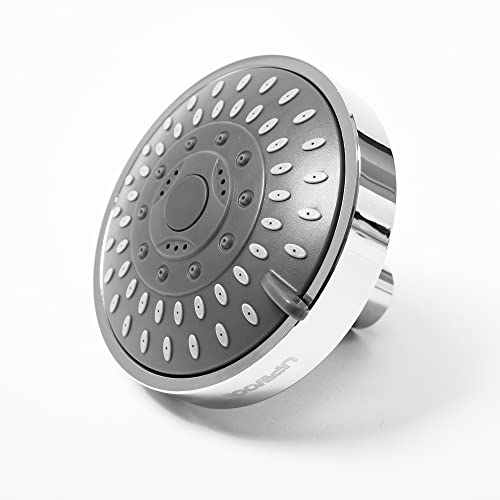 Pommeau de douche haute pression de 10,2 cm, 5 modes, pommeau de douche à haut débit avec rotule réglable Cover
