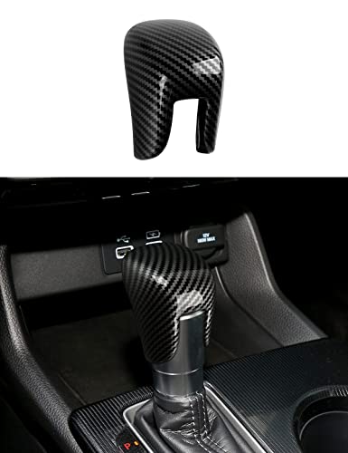 Image of Gear Shift Knob Decals for 2022-2026 Honda Civic /for 2023 2024 Honda CRV HRV /for 2023-2025 Acura Integra Accessories ABS Carbon Fiber Stickers