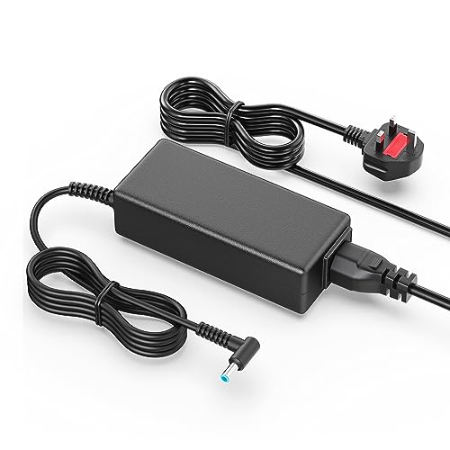 DINTYOU 65W 4.5x3.0mm DC Laptop Adapter UK Plug Compatible with HP EliteBook/Pavilion/ProBook G6-G8 Series 741727-001 710412-001 Charger Power Supply