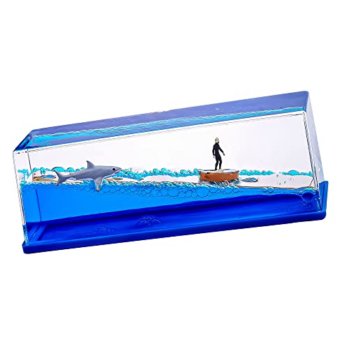 Honsheng Unsinkable Surfing Boy Wave Boat Fluid Toy in a Box bottle Acrylic Paperweight Desk...